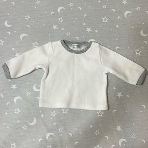 Mayoral newborn white top